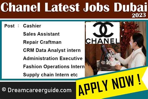 career chanel dubai|chanel hiring experience manager.